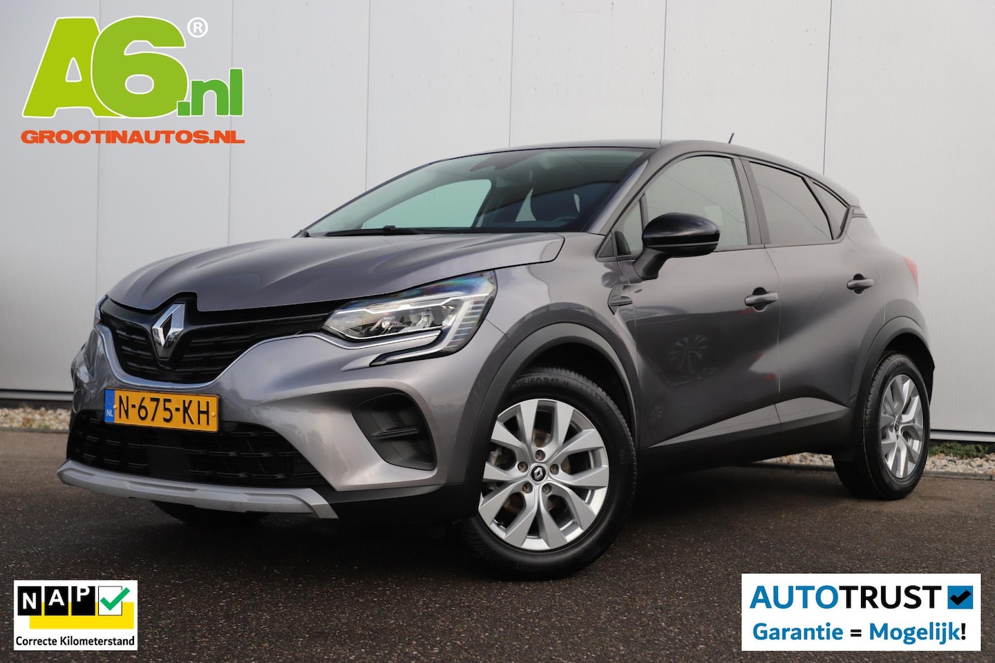 Renault Captur - 1.0 TCe 100 Bi-Fuel Zen 17 inch Navigatie Carplay Android Airco Cruise Control Rijstrookse - AutoWereld.nl