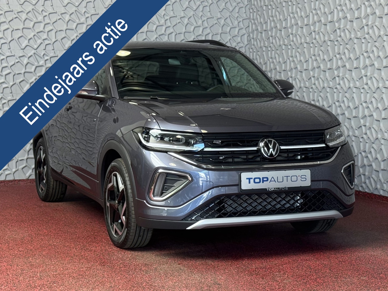 Volkswagen T-Cross - ✅NIEUWE AUTO✅ TSI 115PK R-LINE EDITION TREKHAAK LED LMV IQ CAMERA STOELVERW ✅2025✅ "Volksw - AutoWereld.nl