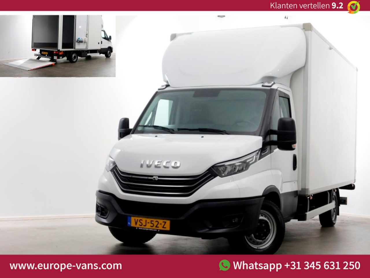 Iveco Daily - 35S16 160pk HiMatic Automaat Bakwagen met laadklep en zijdeur 10-2022 - AutoWereld.nl