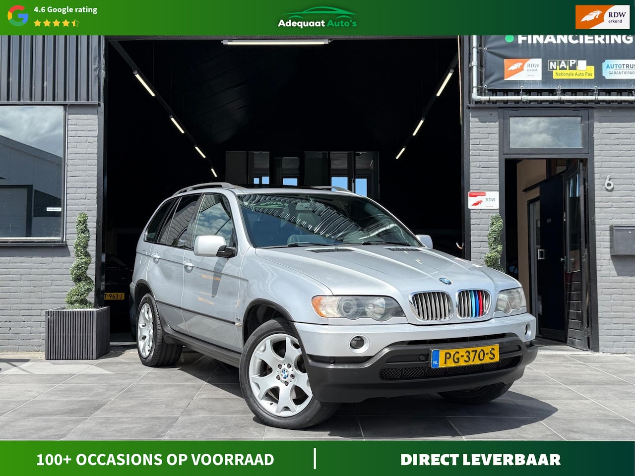 BMW X5 - 4.4i Executive|Automaat|Airco|Cruise|PDC|Schuifdak - AutoWereld.nl