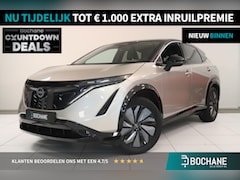 Nissan Ariya - Advance 66 kWh | Warmtepomp | 22 KWH lader | 360° Camera | elektr. achterklep | Stuur & st