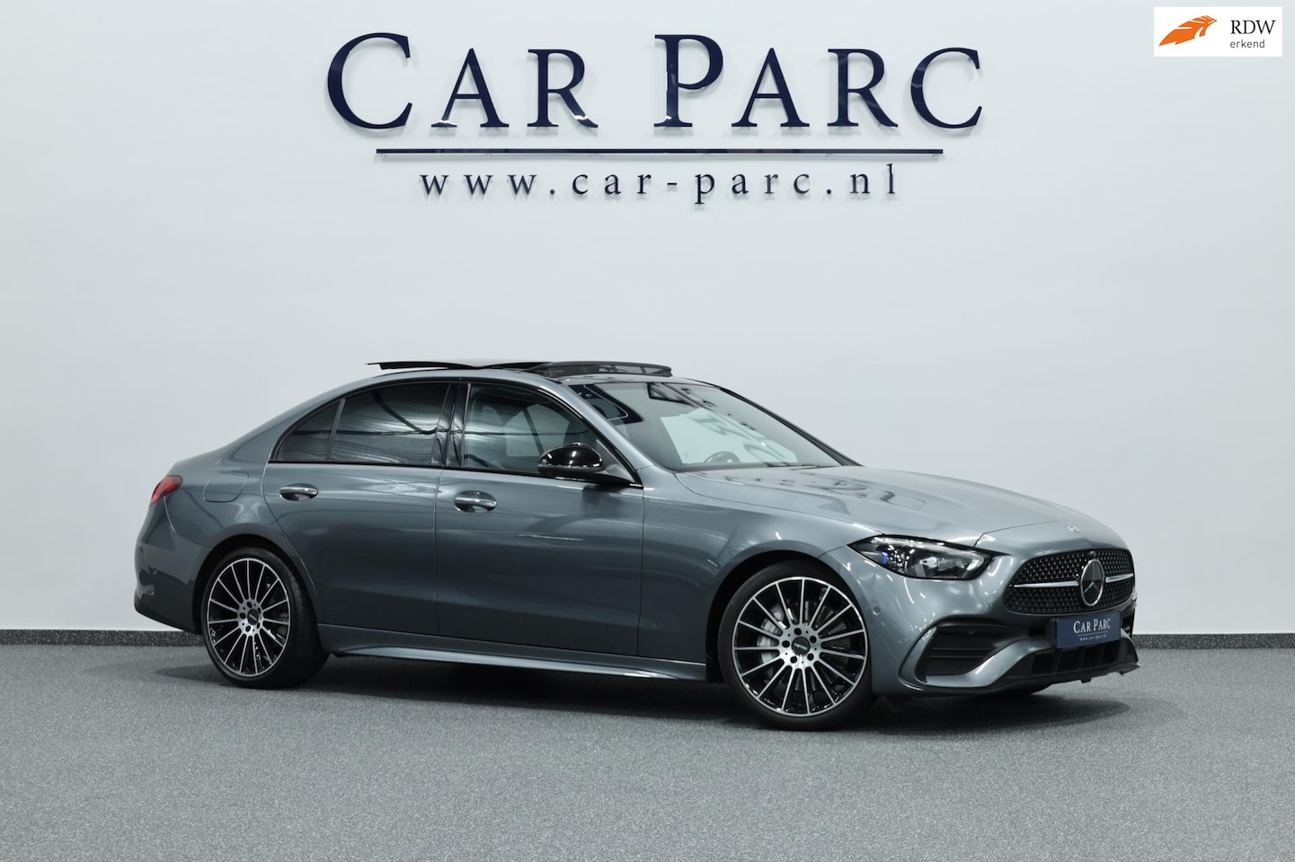 Mercedes-Benz C-klasse - 200 AMG Line BTW/LED/VIRTUAL/SFEER/PANORAMADAK/LEER+S.VERWARMING+MEMORY/CAM/LINE/ACC/ECC/1 - AutoWereld.nl