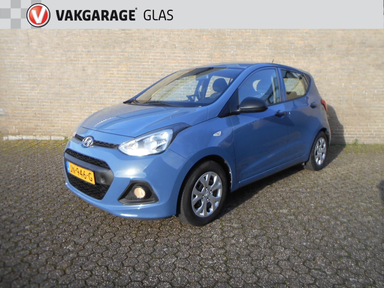 Hyundai i10 - 1.0i 66pk Blue 4pl. i-Motion Blue / Airco - AutoWereld.nl