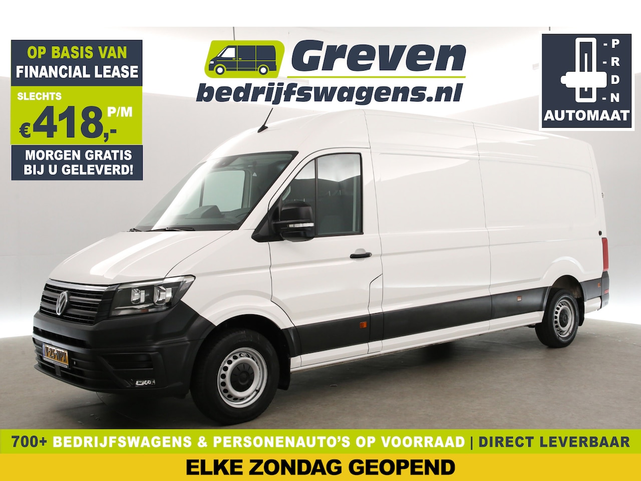 Volkswagen Crafter - 35 2.0 TDI L4H3 | 177PK | 3000kg Trekgew. | Aut. | Airco | 3-Zits | Carplay | Trekh. | Cam - AutoWereld.nl