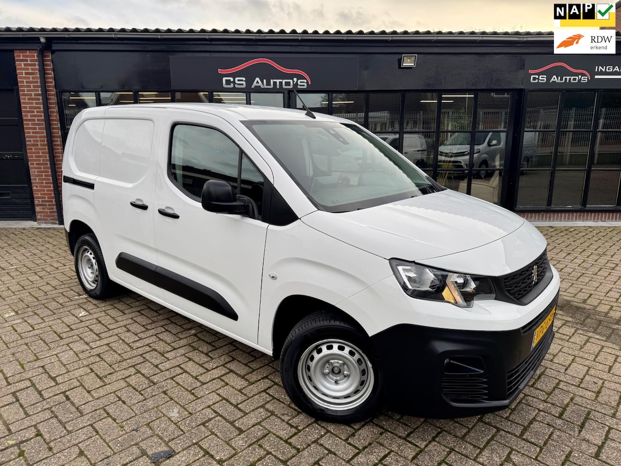 Peugeot Partner - 1.5 BlueHDI Premium|5-2022|airco|gb navi|cruise.control|dab|CarPlay - AutoWereld.nl