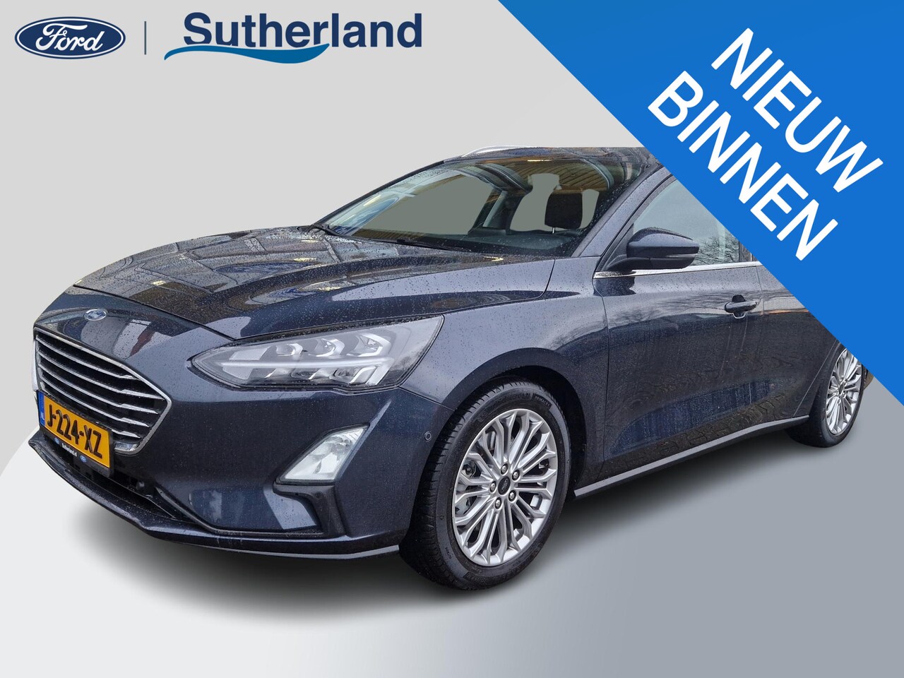 Ford Focus Wagon - 1.0 EcoBoost Titanium Business | Dealeronderhouden! | 1e Eig | Trekhaak | AGR Stoelen | Fu - AutoWereld.nl