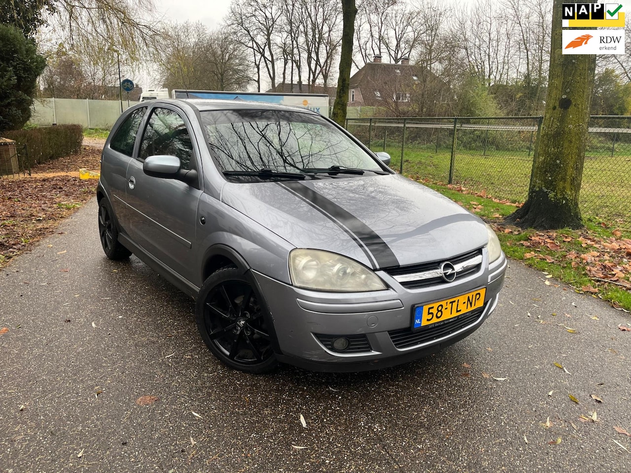 Opel Corsa - 1.2-16V Silverline | Xenon Airco Zwart LMV APK 12-2026! - AutoWereld.nl