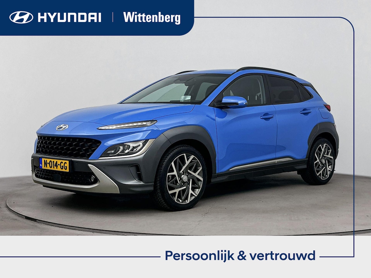 Hyundai Kona - 1.6 GDI HEV Premium Sky | Schuif Kantel dak | Lederen Bekleding | Stoel & Stuur verwarming - AutoWereld.nl