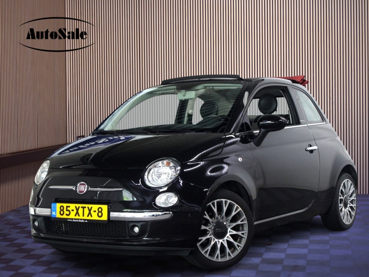 Fiat 500 C - 0.9 TwinAir Lounge Cabrio NAP km stand 52000 LEDER BT PDC ECC '12 - AutoWereld.nl
