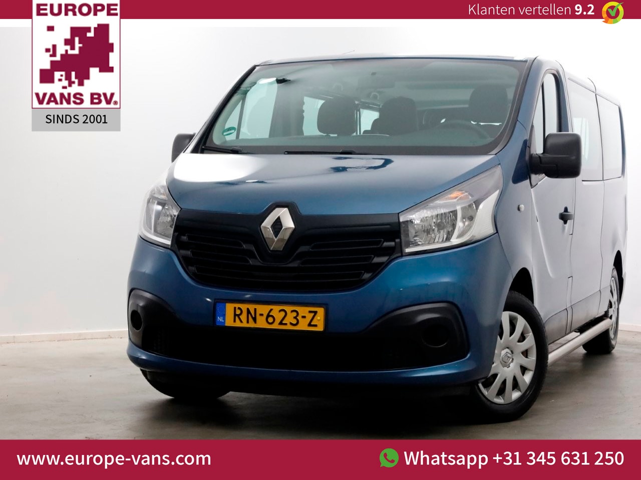 Renault Trafic Passenger - 1.6 dCi 125pk E6 L2H1 Personenbus Incl BTW/BPM 02-2018 - AutoWereld.nl