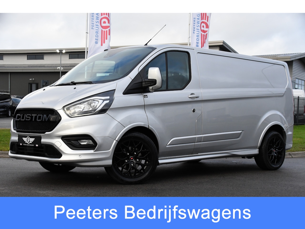Ford Transit Custom - 310 2.0 TDCI L2H1 Sport MARGE! Camera, Cruise, 170pk, Automaat, LED, Sensoren, Carpay, Tre - AutoWereld.nl