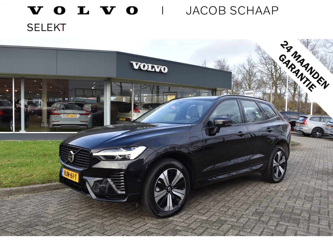 Volvo XC60 - T6 350PK Automaat Plug-in hybrid AWD Plus Dark | Trekhaak | ACC | Allseason | Blis | Leder - AutoWereld.nl