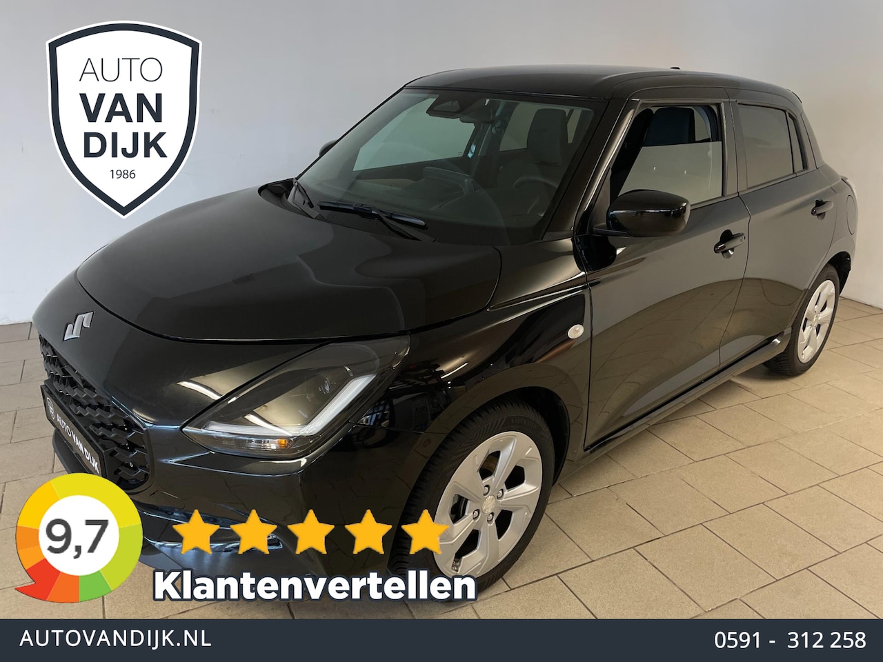 Suzuki Swift - 1.2 Style Smart Hybrid AUTOMAAT AIRCO CLIMA NAVI CRUISE BLUETOOTH PDC VELGEN ZEER NETTE AU - AutoWereld.nl