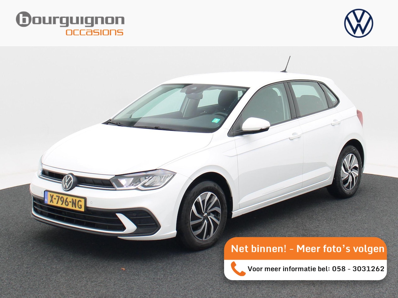 Volkswagen Polo - 1.0 TSI Life Business | Adaptive Cruise | Climate Control | Stoelverwarming | Parkeersenso - AutoWereld.nl