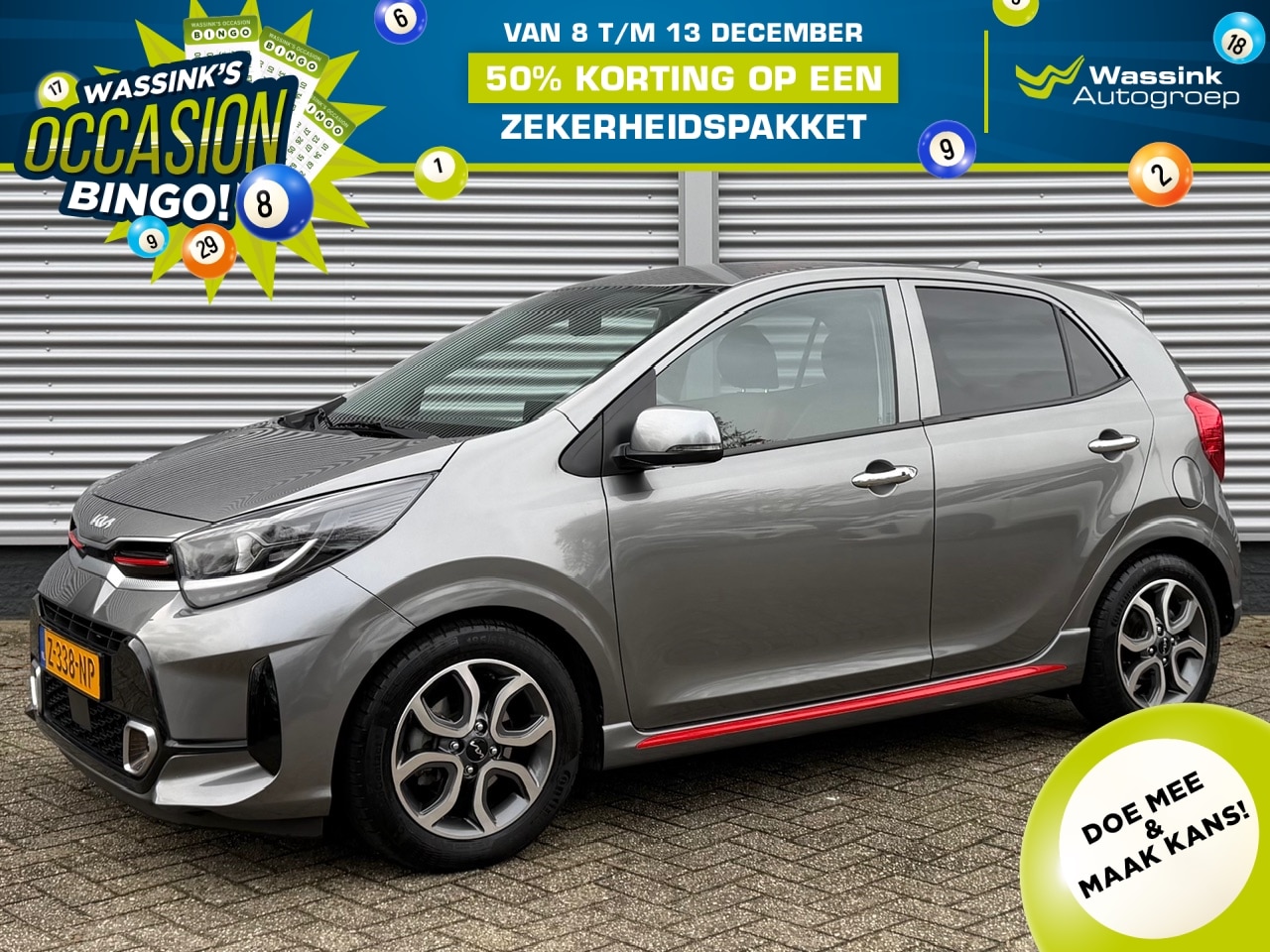 Kia Picanto - 1.0 DPi 67pk 4-zits GT-Line | Navigatie | Climate Control | Camera | Cruise Control | - AutoWereld.nl