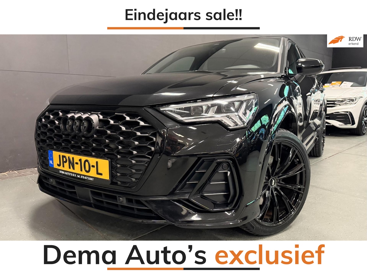 Audi Q3 Sportback - 45 TFSI e 2 X S-LINE BLACK-LINE 20'' NAVI/M-STOELEN/DAB/CAM/A-CRUISE/ECC/PDC/// - AutoWereld.nl
