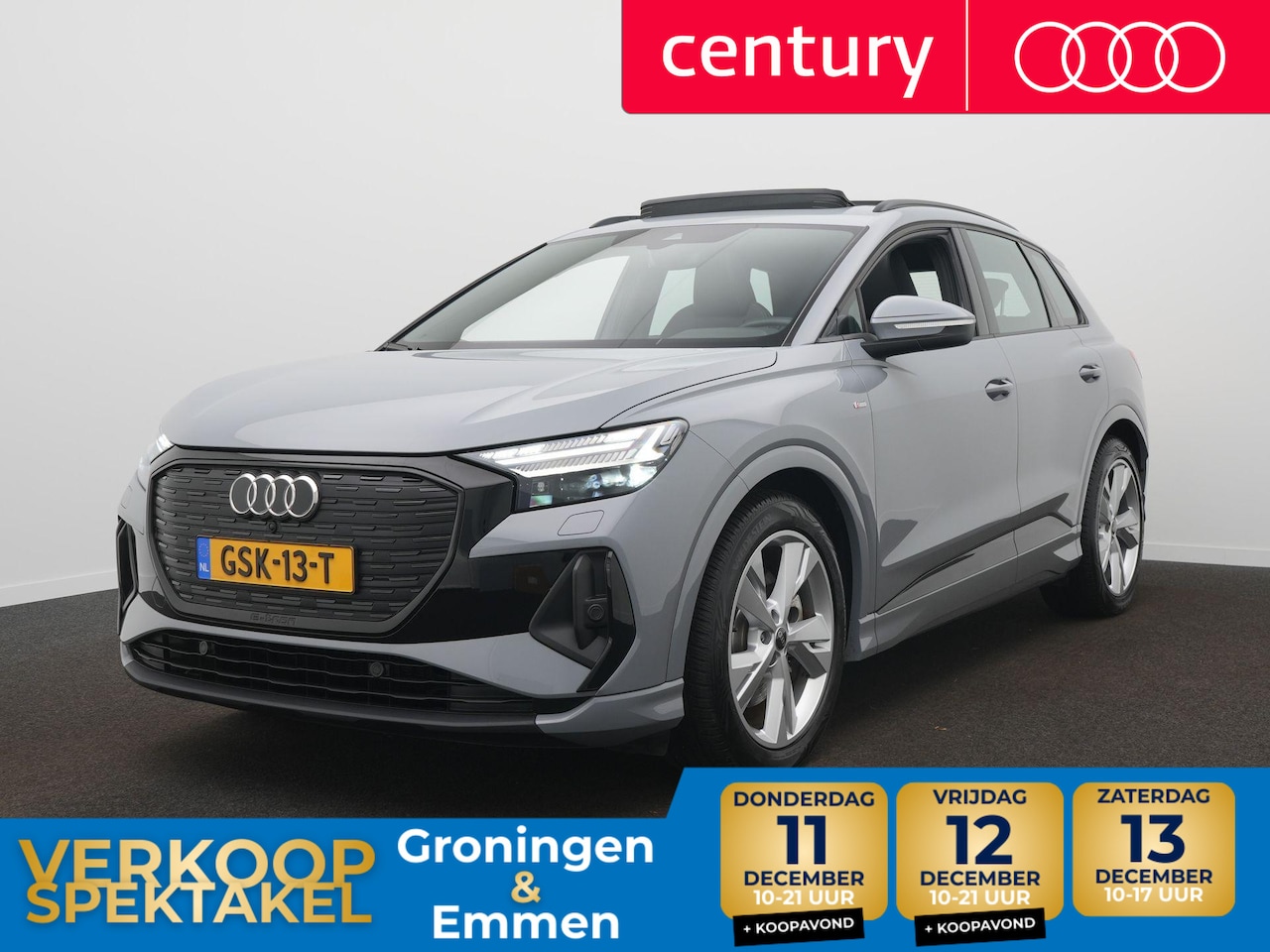 Audi Q4 e-tron - 45 quattro S Edition 82 kWh S-Line | Panoramadak | Stoelverw. | Navi | Elek. Klep - AutoWereld.nl