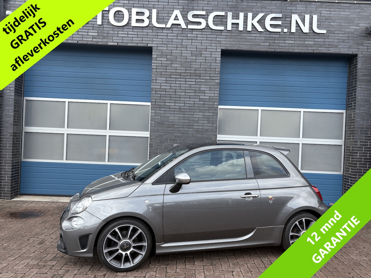 Fiat 500 Abarth - 1.4 T-Jet Turismo, elektrische schuif/panodak !! truffelbruin leder. - AutoWereld.nl
