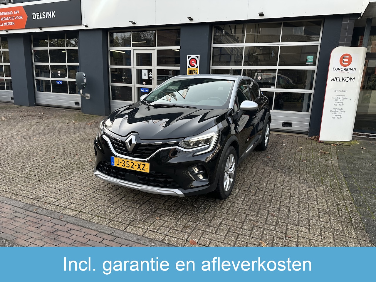 Renault Captur - 1.0 TCe 100pk Intens All-in Prijs Camera/Navi/Cruise/Parkeersens v+a/Airco/Keyless/Two-ton - AutoWereld.nl