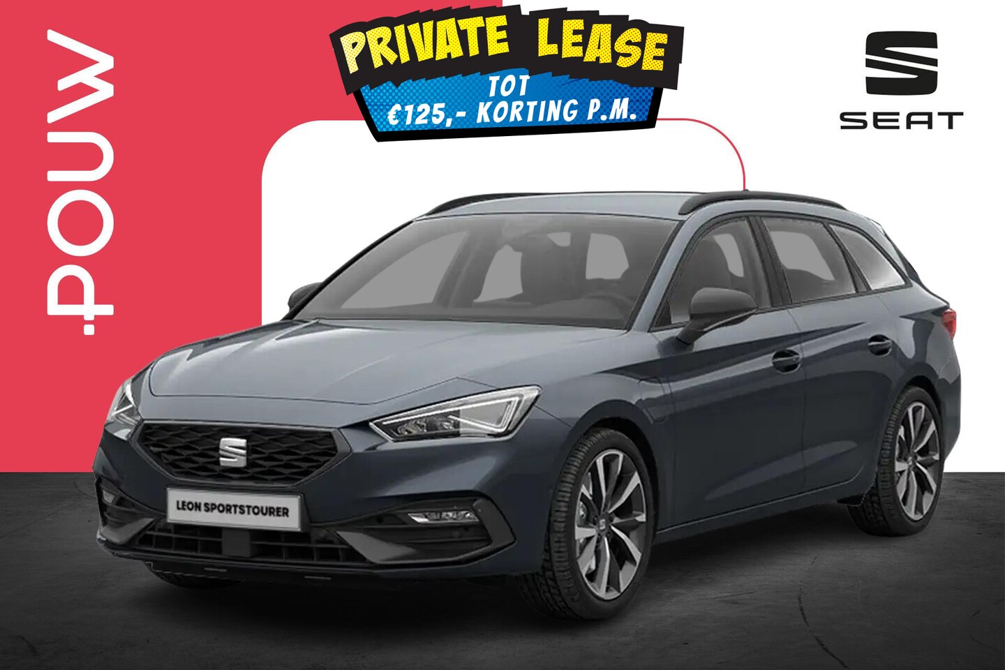 SEAT Leon Sportstourer - 1.5 TSI 204pk e-Hybrid FR Business | Matrix-LED | 18" Velgen - AutoWereld.nl