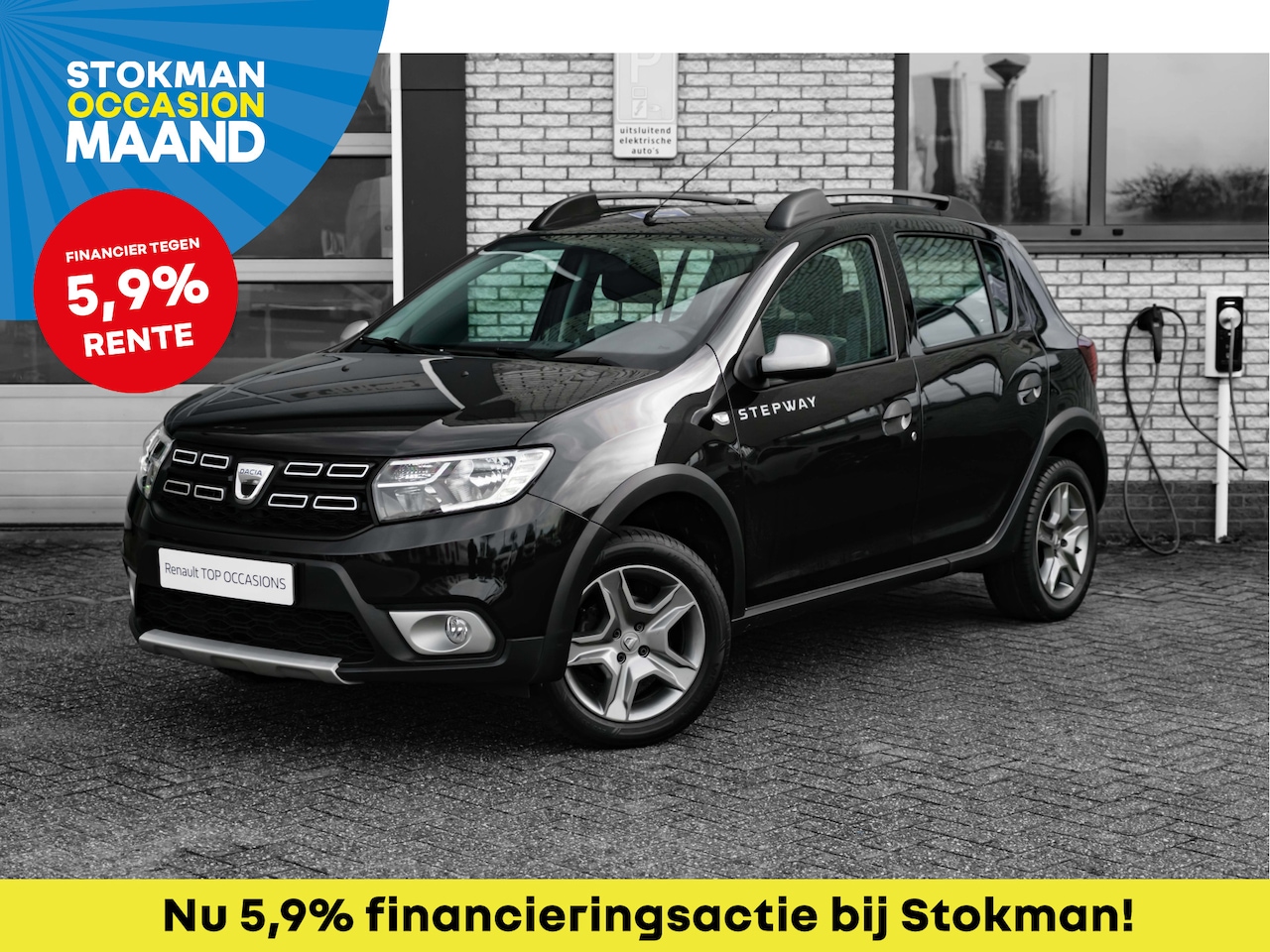 Dacia Sandero Stepway - 0.9 TCe Tech Road | airco | trekhaak | Radio met Bleutooth - AutoWereld.nl