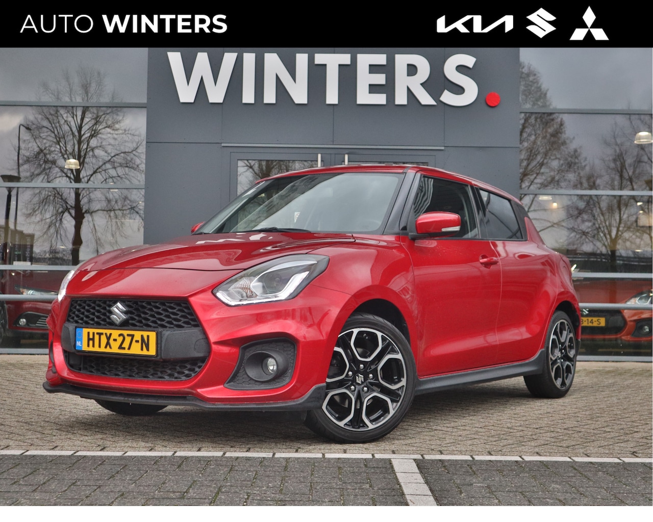 Suzuki Swift - 1.4 Sport | Cr.Control | Stoelverw | Navi | BT | Camera | ECC | 17"LMV | LED | - AutoWereld.nl