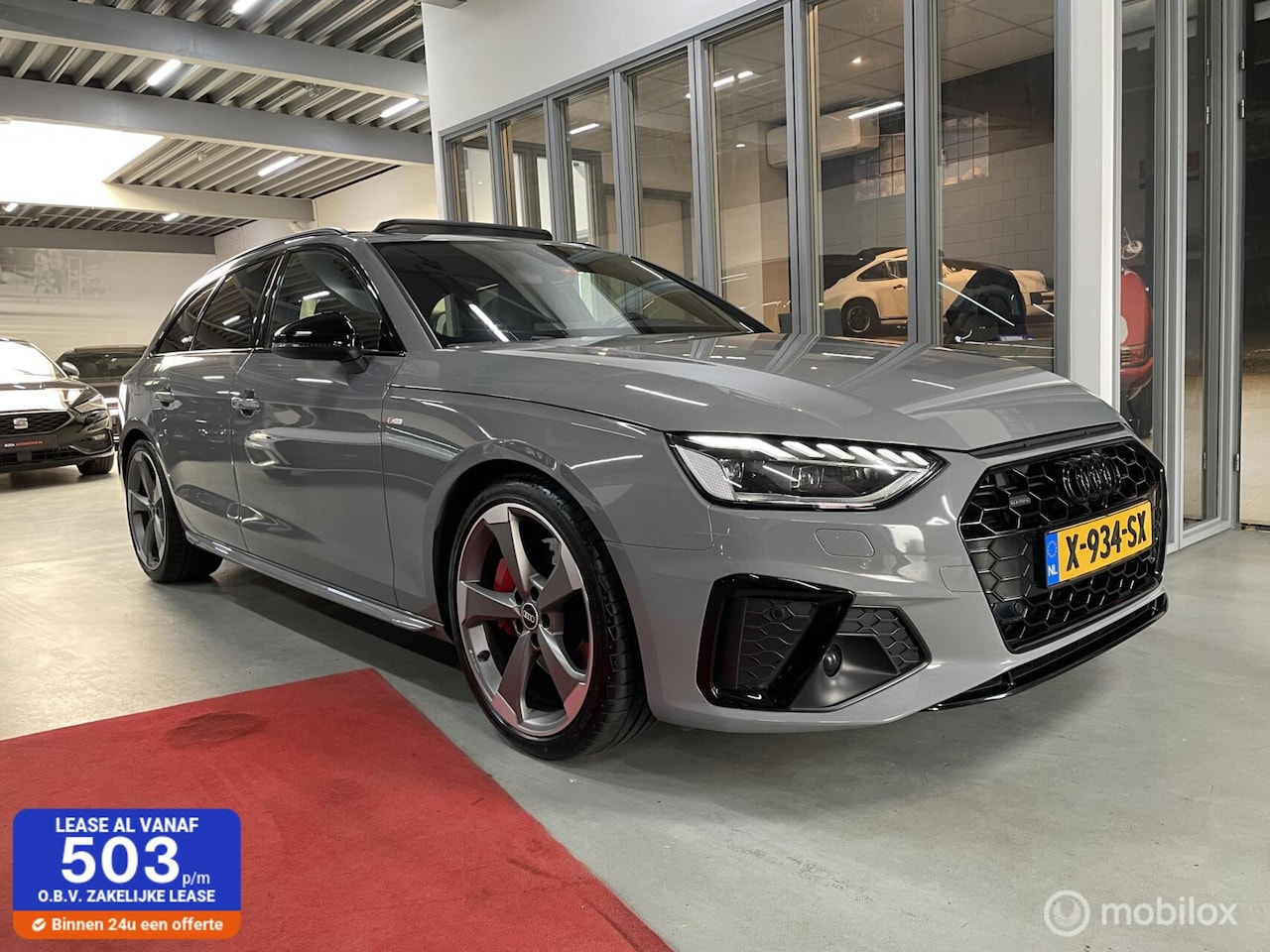 Audi A4 Avant - 45 TFSI inc btw QUATTRO S-TRONIC 265PK PANO MATRIX VIRTUAL BANG OLUFSEN HEAD UP LEER NARDO - AutoWereld.nl