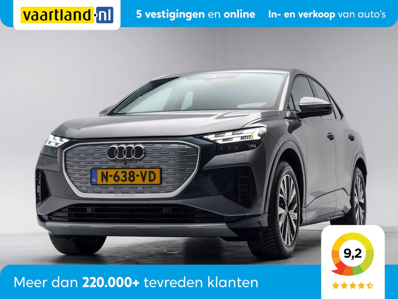 Audi Q4 Sportback e-tron - 40 Launch Ed. Advanced Sport [ LED Virtual Navi Stoelverwarming ] - AutoWereld.nl