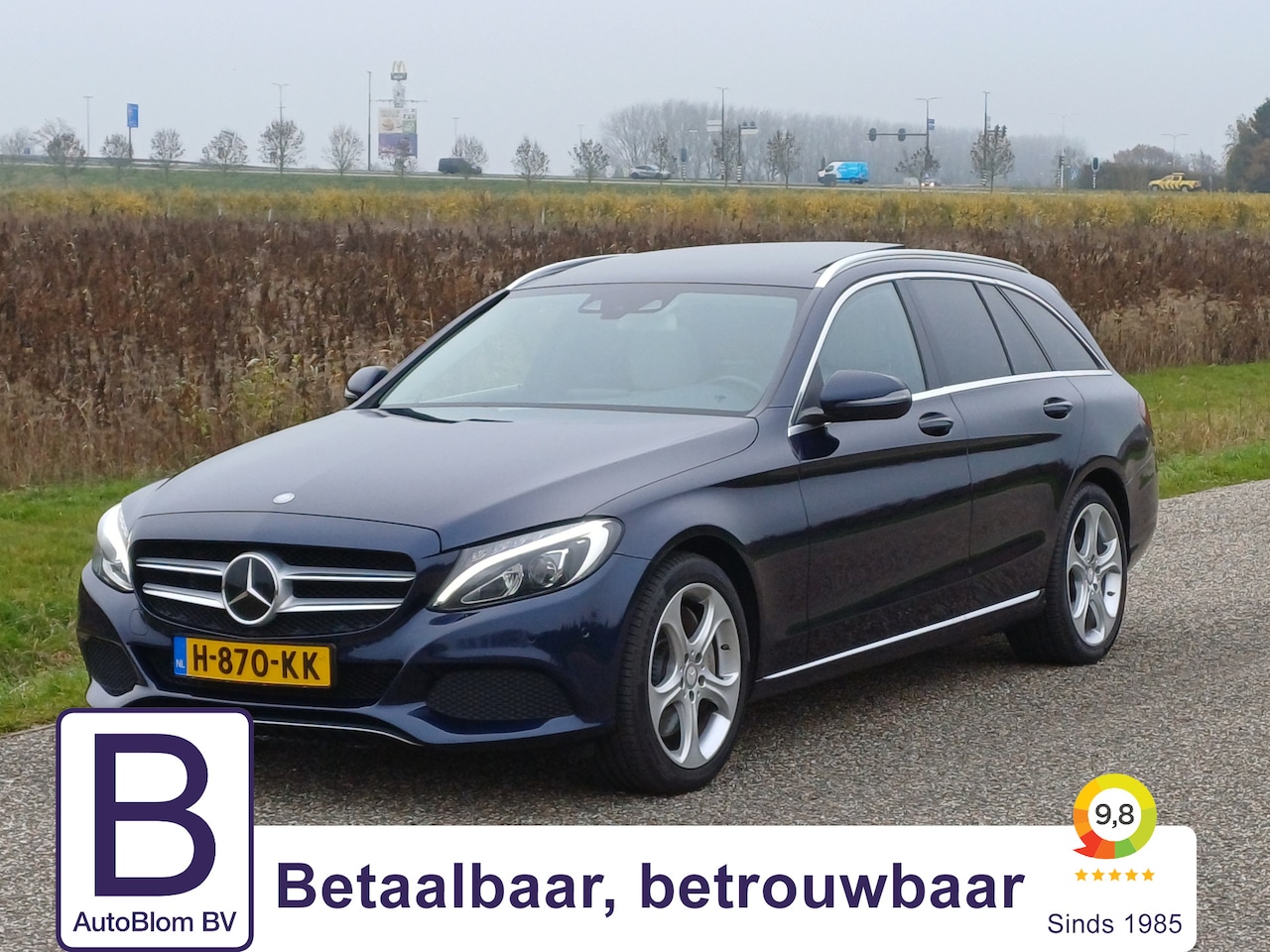 Mercedes-Benz C-klasse Estate - 350 e Avangarde /Mooie combinatie/Burmester/Pano/Camera/ - AutoWereld.nl