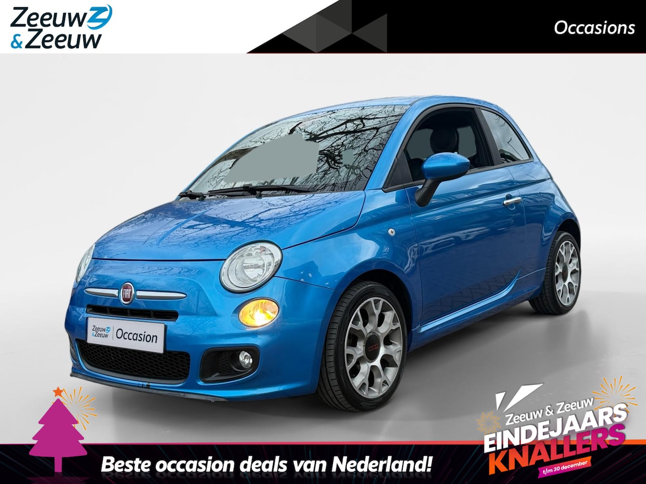 Fiat 500 - 0.9 TwinAir Turbo 500S Dealer Onderhouden | Climate Control | Lederen bekleding | 12 maand - AutoWereld.nl
