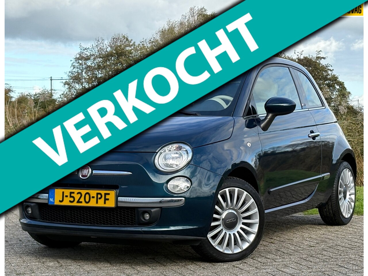 Fiat 500 C - 1.2 Lounge - Blu Cosmico - Navigatie/Clima/PDC - Superleuk - AutoWereld.nl
