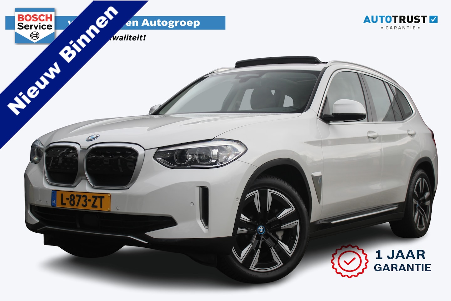BMW iX3 - Executive 80 kWh | Incl. 12 maanden garantie | Panorama dak | Stoelverwarming | Navigatie - AutoWereld.nl