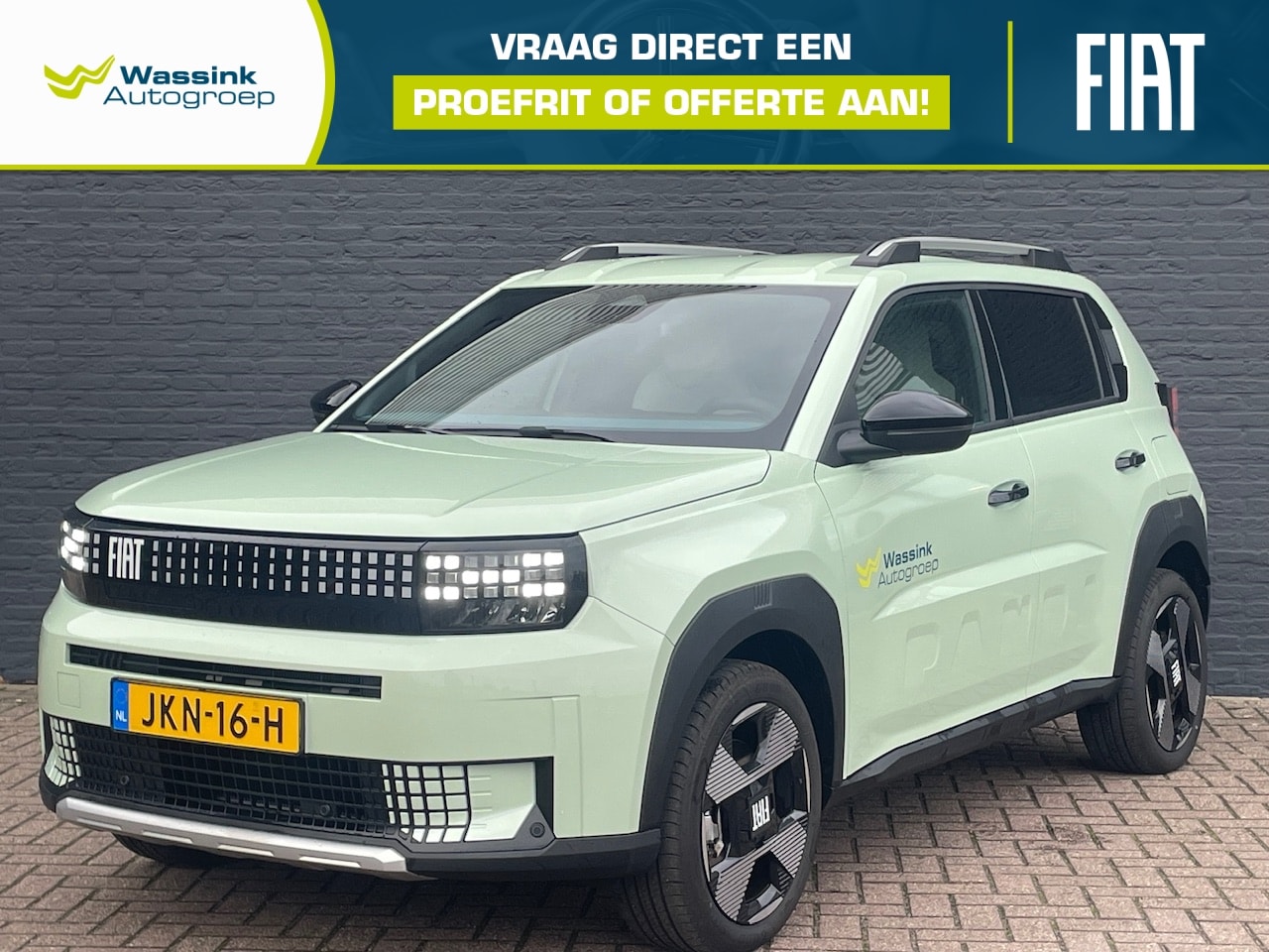 Fiat Grande Panda - 44kWh 113pk La Prima I Cruise I Stoelverwarming I Stuurverwarming I Navigatie I Camera I P - AutoWereld.nl
