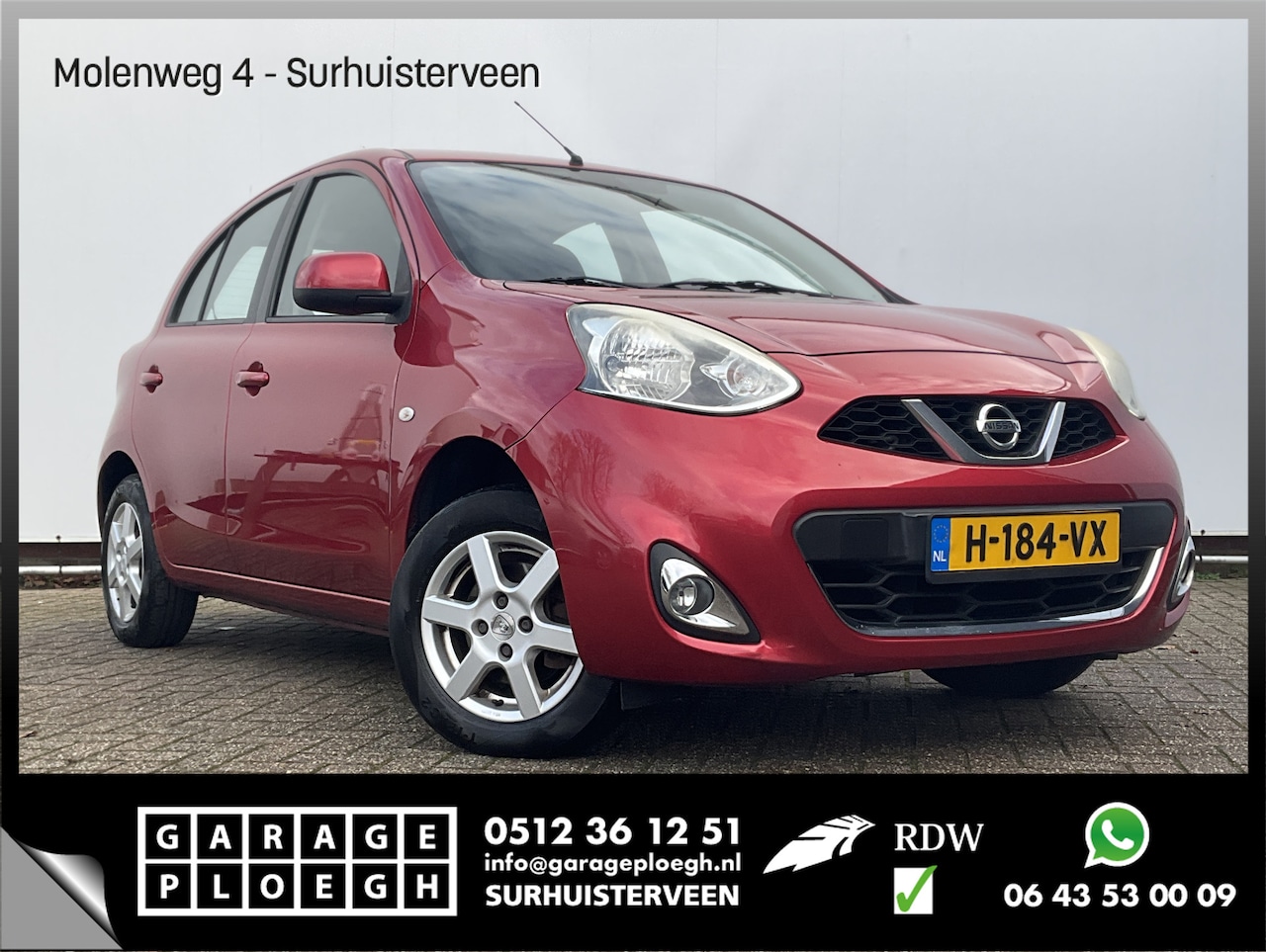 Nissan Micra - 1.2 Acenta Airco Cruise Pink Lady - AutoWereld.nl