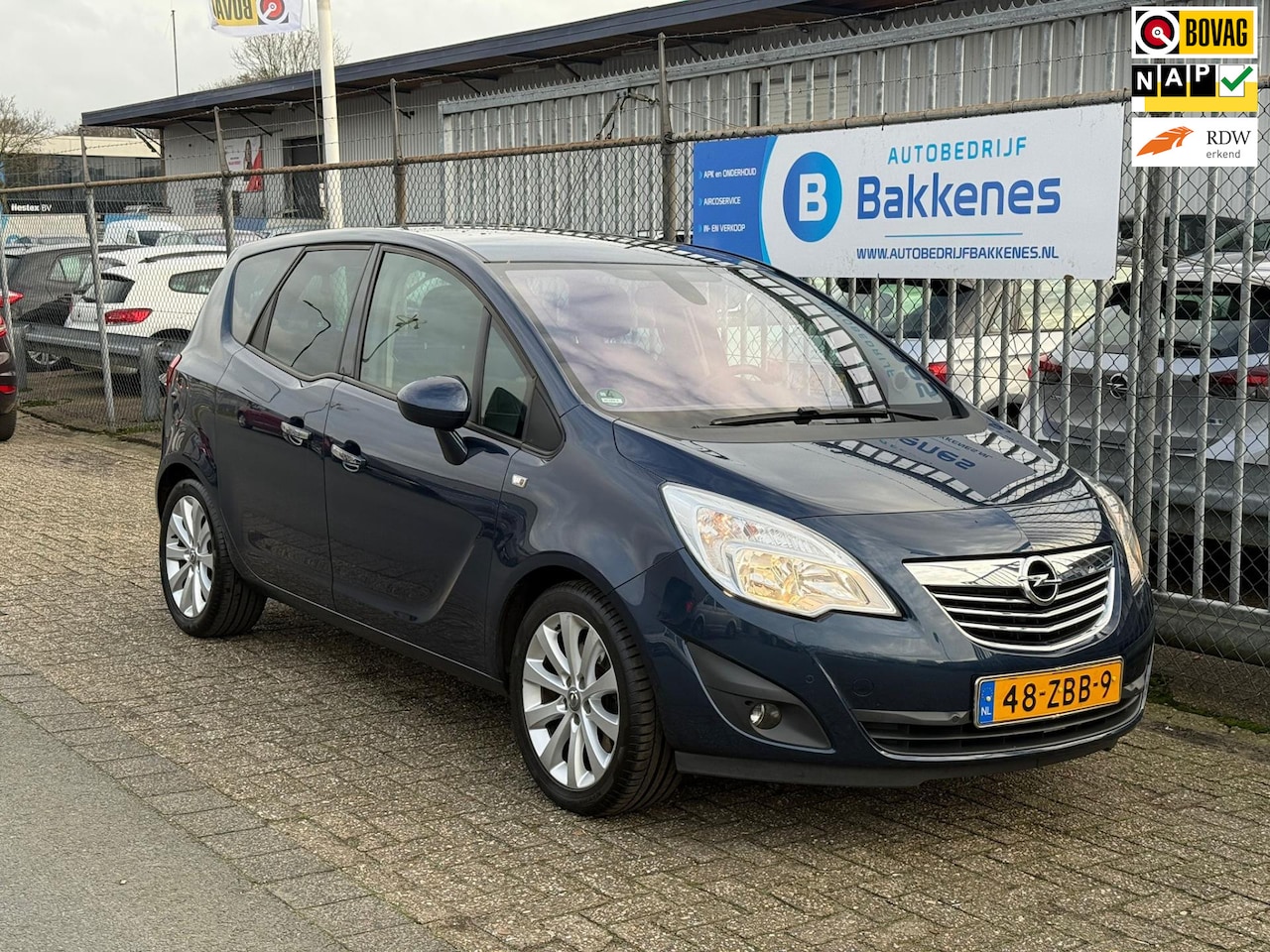 Opel Meriva - 1.4 Turbo Cosmo | Airco | Cruise | Trekhaak | NAP - AutoWereld.nl
