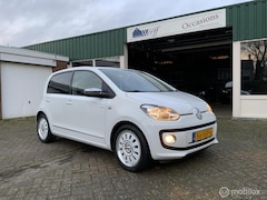 Volkswagen Up! - 1.0 high up BM, Cruise, Lederpakket, White, Parksensor, Stoelverw