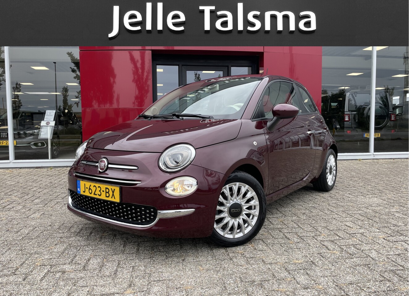 Fiat 500 - 1.0 Hybrid Lounge | Apple/Android carplay| Cruise Control | Regen en lichtsensor - AutoWereld.nl