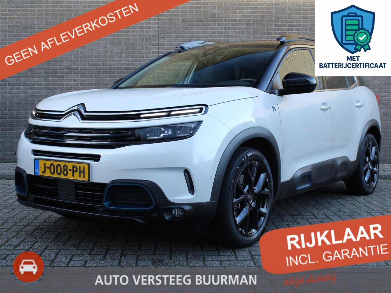 Citroën C5 Aircross - 1.6 Plug-in Hybrid 225 Shine Batterijcertificaat aanwezig, Navigatie, Applecarpl./Andr. Au - AutoWereld.nl