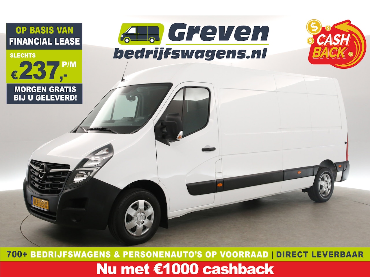 Opel Movano - 2.3 Turbo L3H2 | Airco | Camera | Cruise | Elektrpakket | Schuifdeur - AutoWereld.nl
