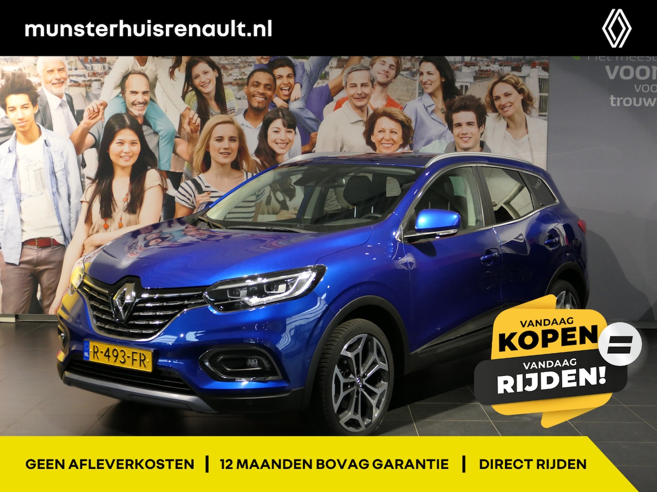 Renault Kadjar - 1.3 TCe Techno - Occasion Lease vanaf €459 p/m - *AUTOMAAT* - Trekhaak - allseasons - navi - AutoWereld.nl