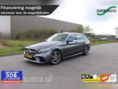 Mercedes-Benz C-klasse Estate - 200 AMG 184 pk adaptive cruise & climate control stoelverwarming el klep led leder camera