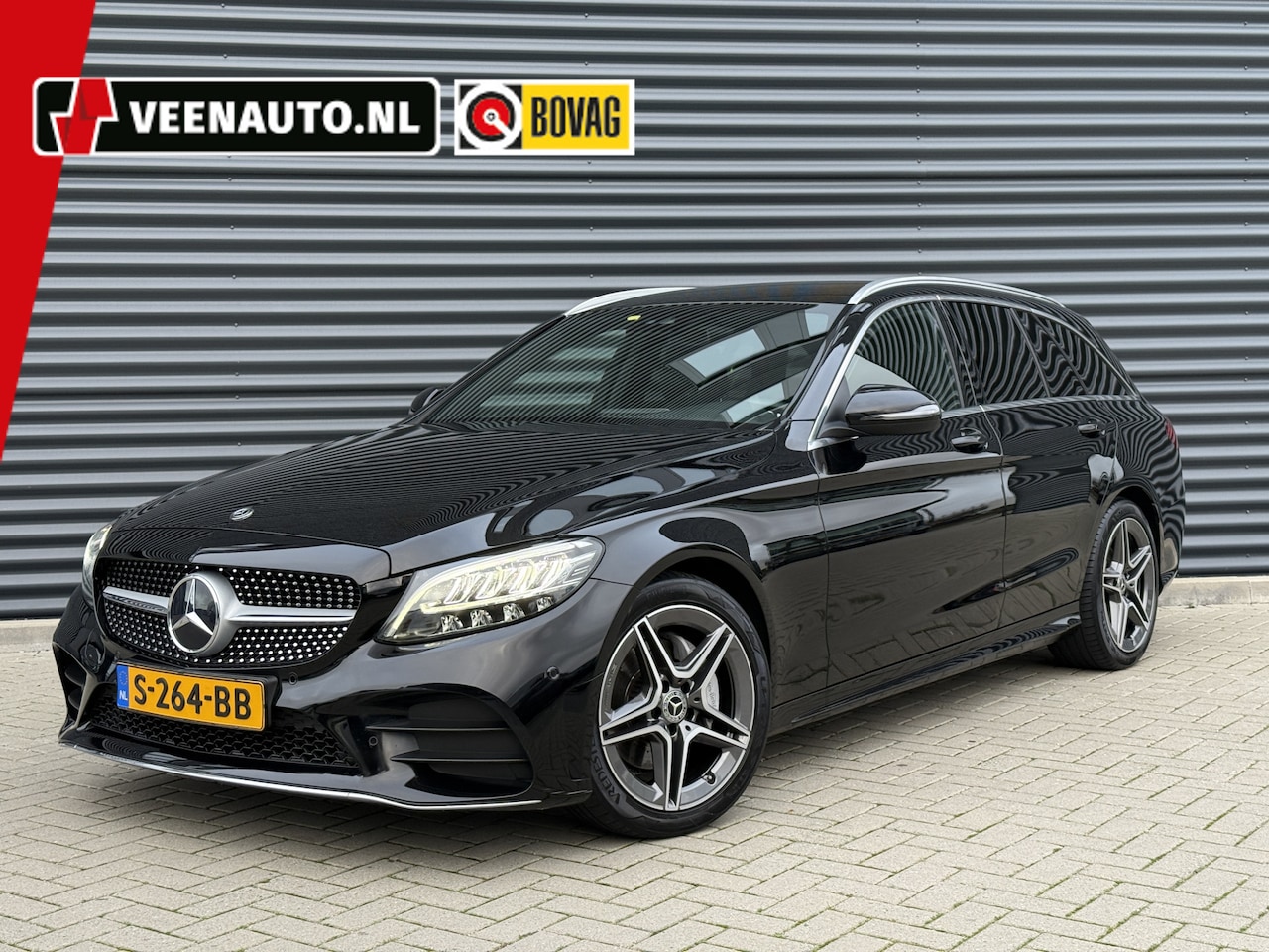 Mercedes-Benz C-klasse Estate - 180 AMG Apple/Androi/Trekhaak/Camera - AutoWereld.nl