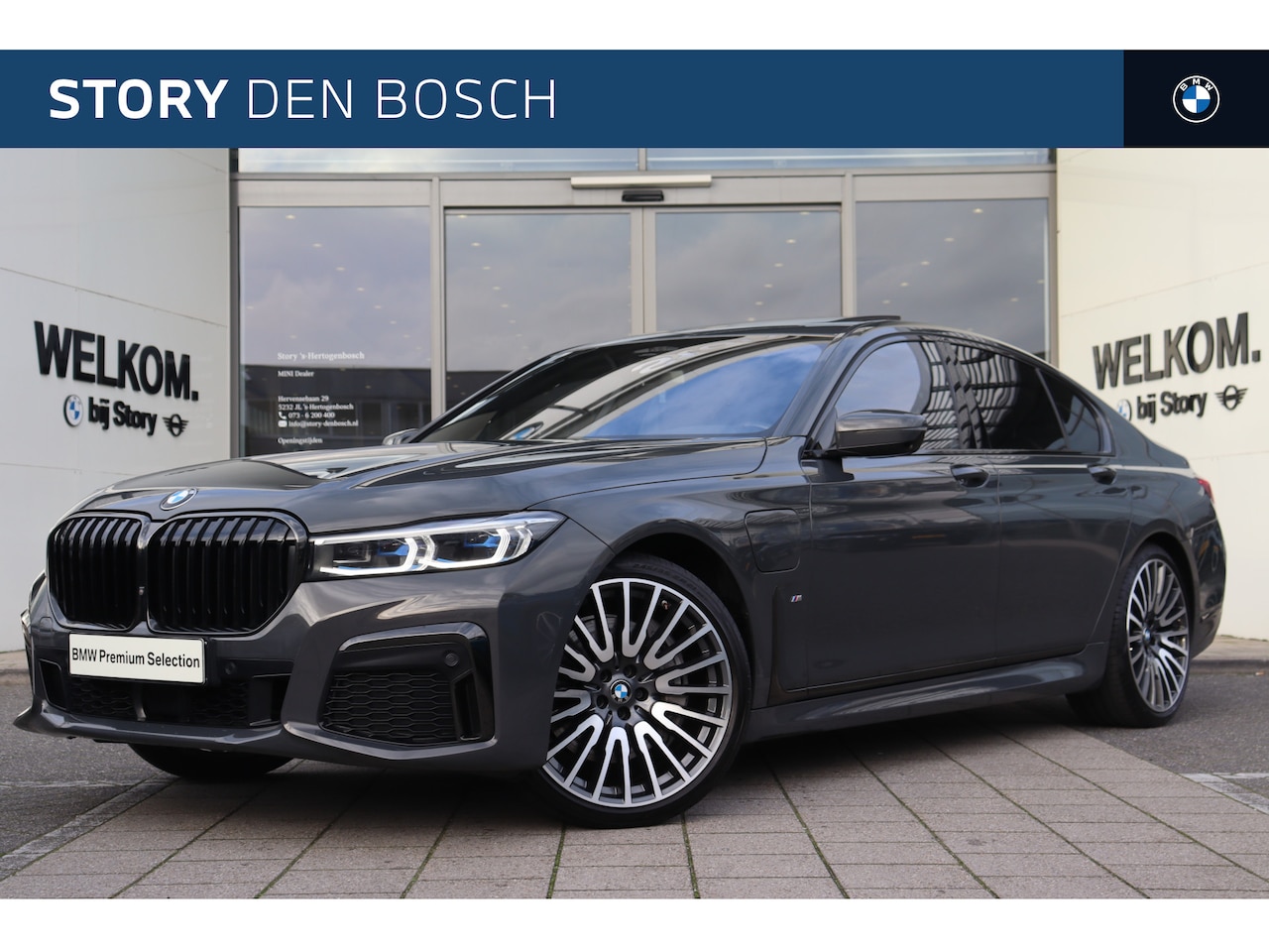 BMW 7-serie - 745e High Executive Automaat / Schuif-kanteldak / Soft Close / Massagefunctie / Stoelventi - AutoWereld.nl
