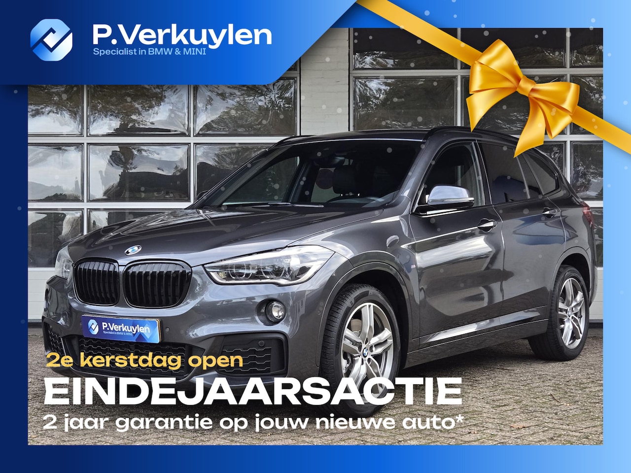 BMW X1 - sDrive20i M SPORT | LEDER | TREKHAAK | NAVIGATIE | STOEL- STUURWIELVERWARMING | ELEKTR. KO - AutoWereld.nl