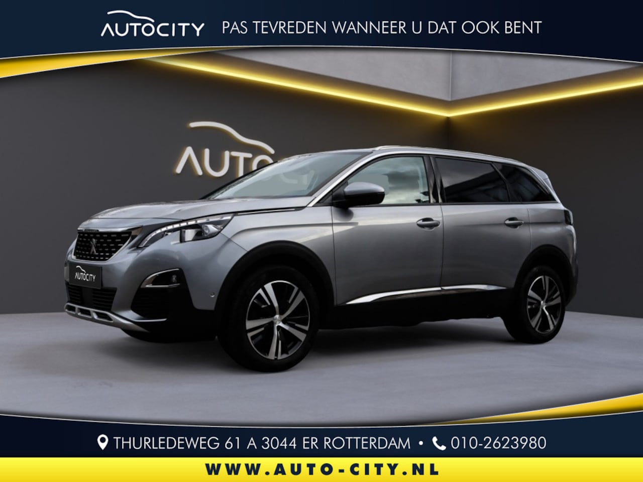 Peugeot 5008 - 1.2 PureTech 7P Allure Keyless l Camera l Navi - AutoWereld.nl