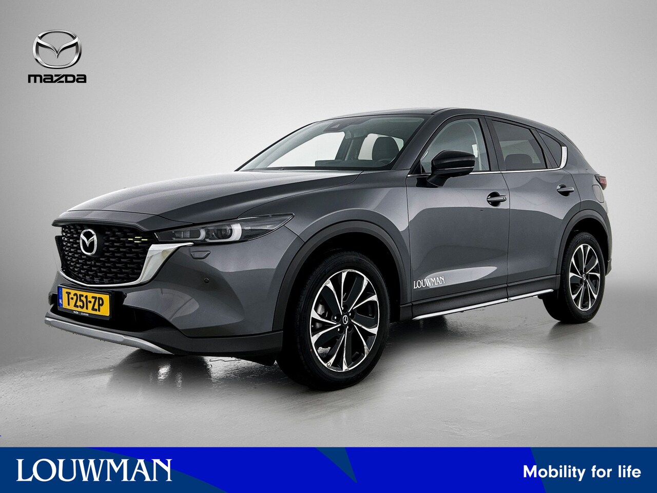 Mazda CX-5 - 2.0 e-SkyActiv-G M Hybrid 165 Newground / Elec. achterklep / 360° Camera / Navigatie / Stu - AutoWereld.nl