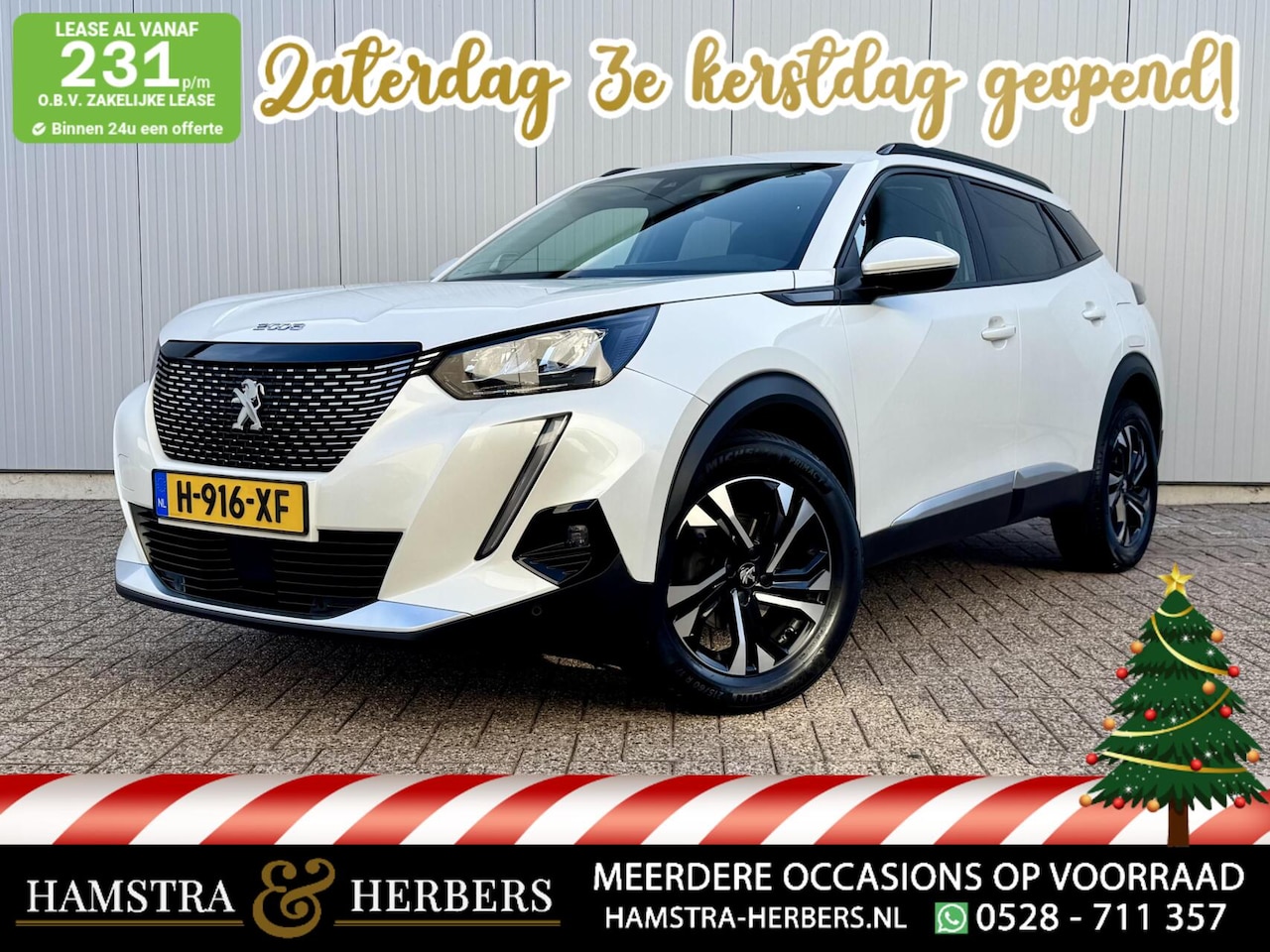 Peugeot 2008 - automaat 1.2 PureTech Blue Lease Allure wit - AutoWereld.nl