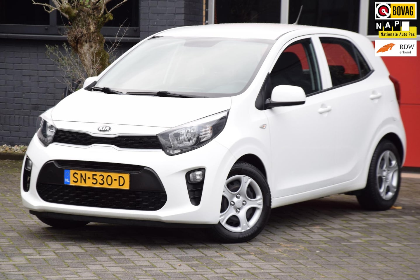 Kia Picanto - 1.0 CVVT EconomyPlusLine 2018 5 Deurs Airco Stuurbediening 15x op Voorraad! - AutoWereld.nl