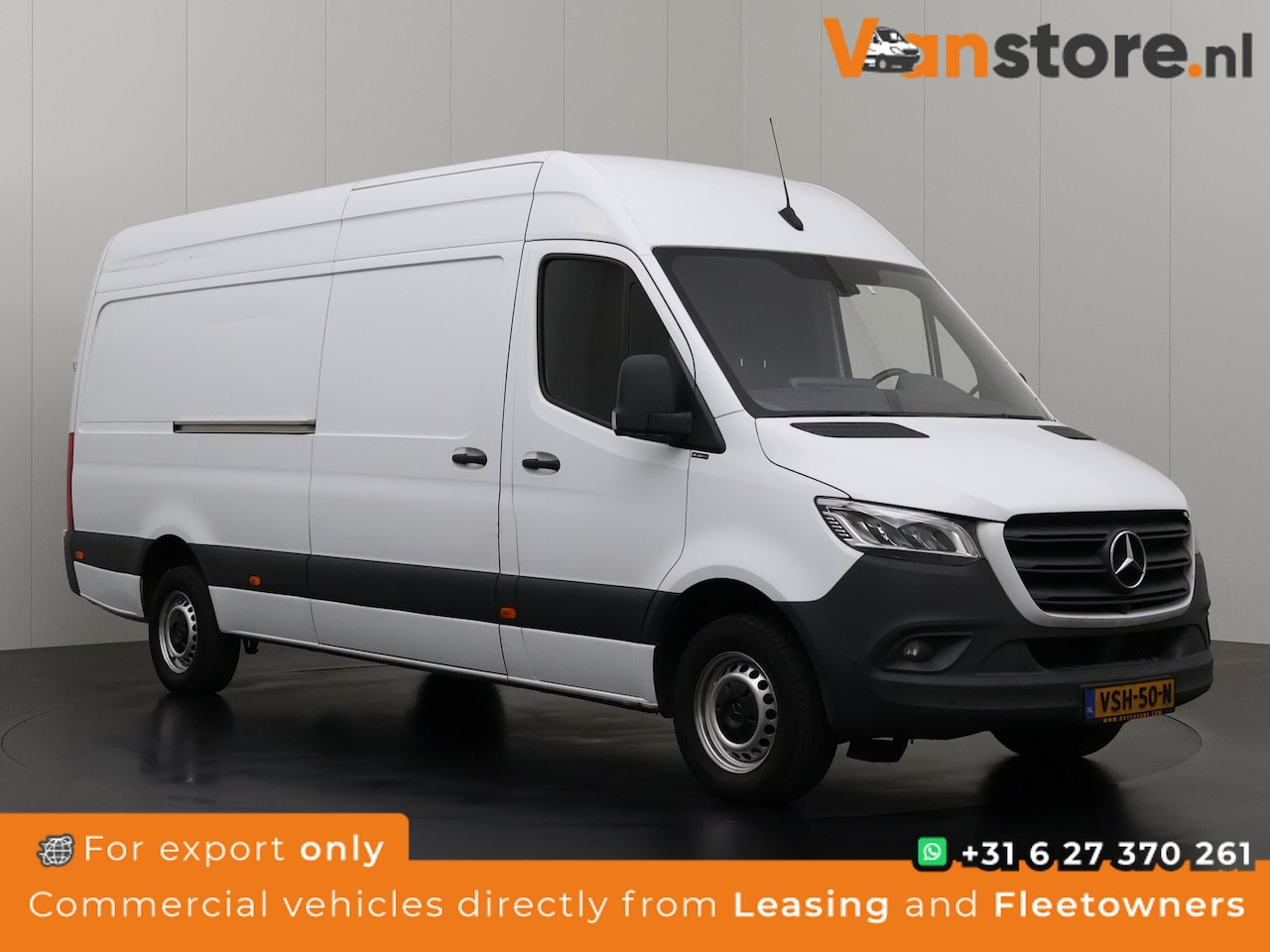 Mercedes-Benz Sprinter - 317CDI L3H3 Maxi RWD | Led | 10" Navigatie | Camera | Airco | Cruise | 3-Persoons - AutoWereld.nl