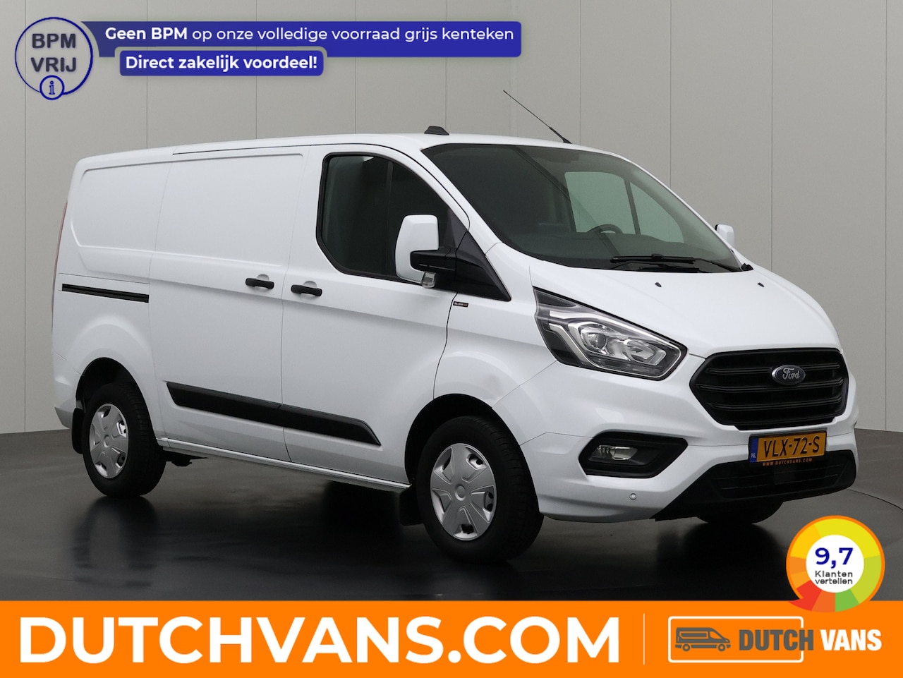 Ford Transit Custom - 2.0TDCI Navigatie | Camera | Multimedia | 3-Persoons | Airco | Cruise | 2500Kg Trekhaak - AutoWereld.nl